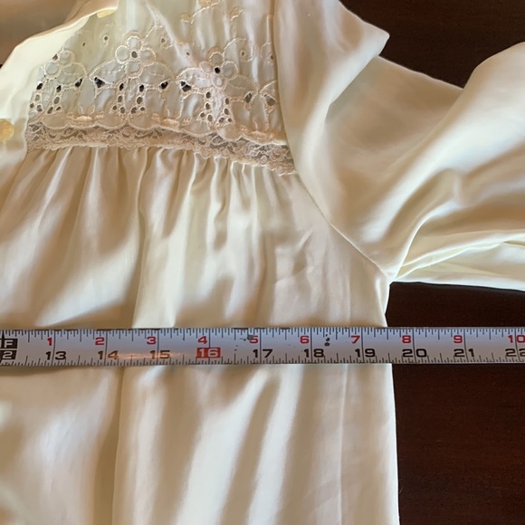 Vintage French Maid Pale Yellow Night Gown, women size S NWT - Picture 14 of 16